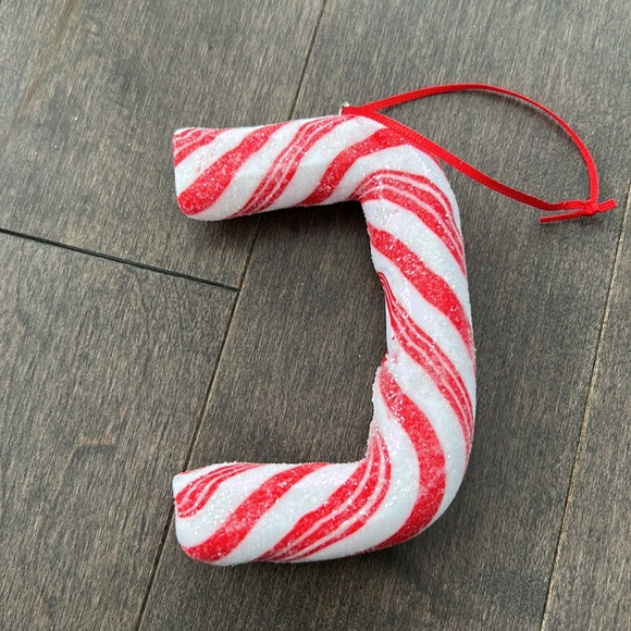 MICHAELS Letter “C” Candy Cane Christmas Holiday Ornament, Sparkle Tree Decor - Picture 6 of 8